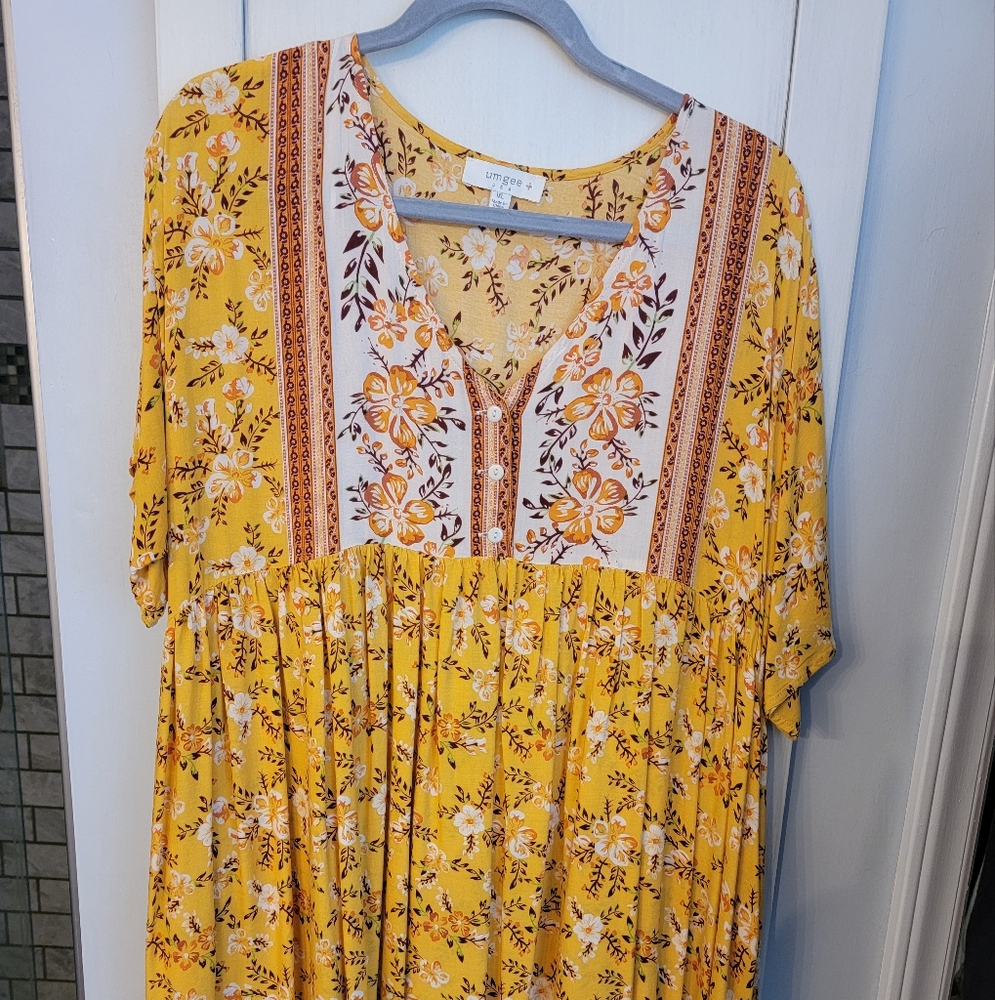 Umgee 1X lightweight dress